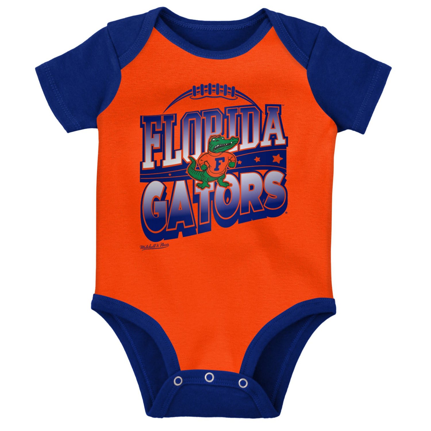 Mitchell  Ness Orange Florida Gators 3-Pack Bodysuit Bib and Bootie Set - view number 2