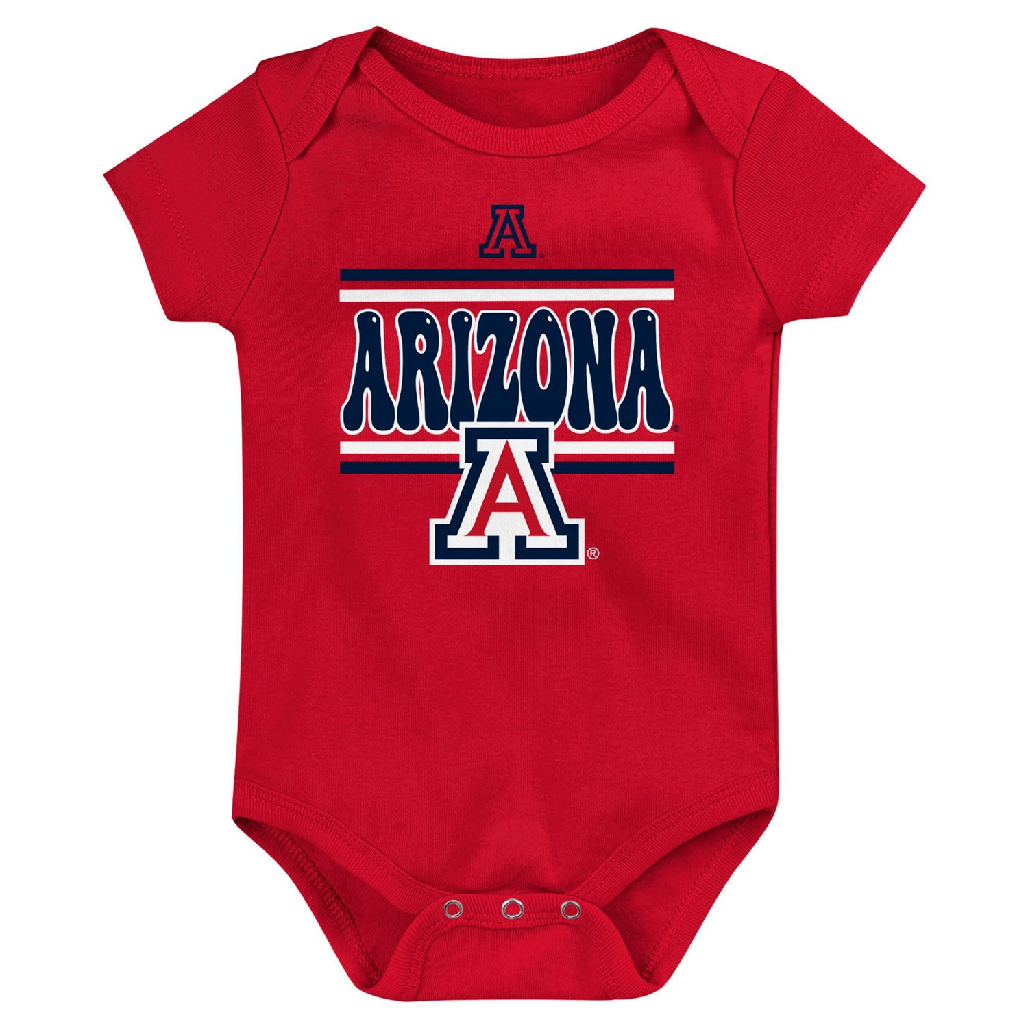 Newborn Arizona Wildcats Sunday Comics 3-Pack Bodysuit Set
