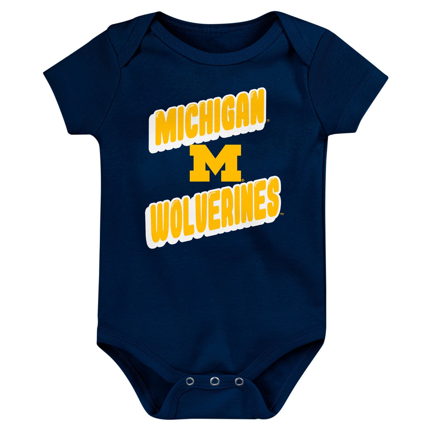 Newborn Michigan Wolverines Sunday Comics 3-Pack Bodysuit Set - view number 2