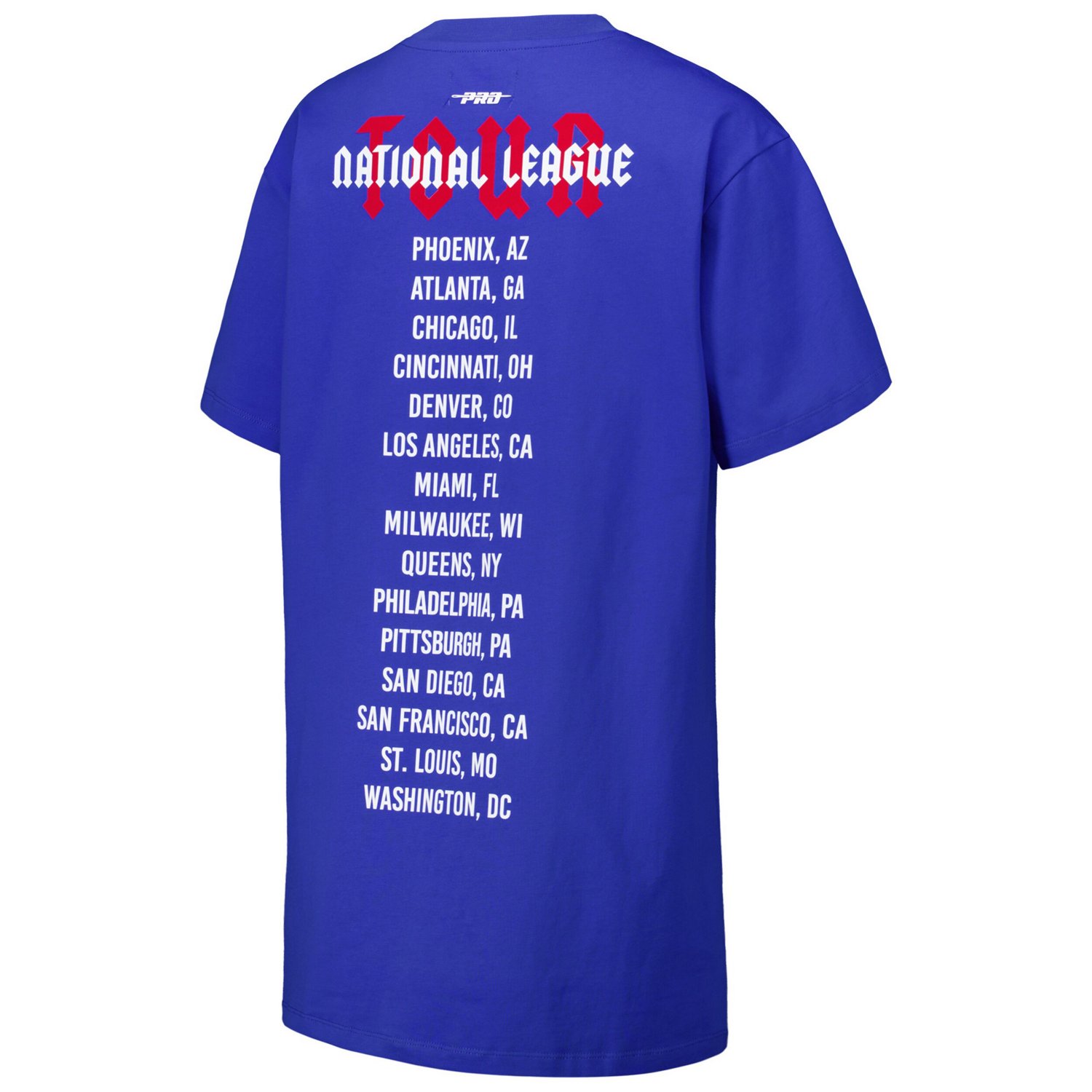 Pro Standard Chicago Cubs Oversized City Tour T-Shirt Dress
