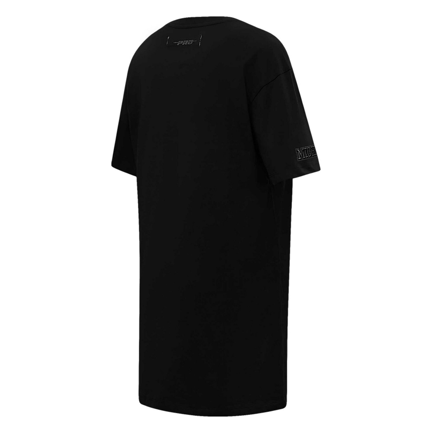 Pro Standard Michigan Wolverines Tonal Neutral Mini T-Shirt Dress - view number 4
