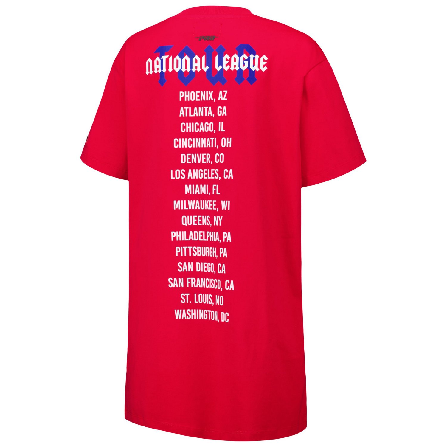 Pro Standard Philadelphia Phillies Oversized City Tour T-Shirt Dress                                                             - view number 3