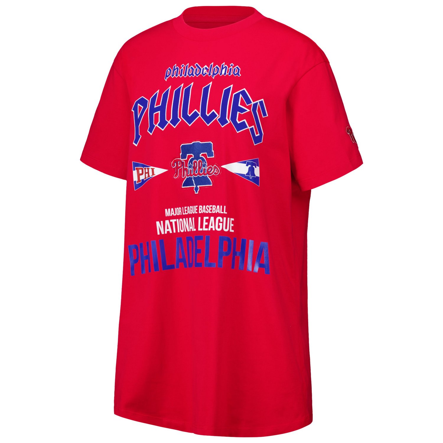 Pro Standard Philadelphia Phillies Oversized City Tour T-Shirt Dress                                                             - view number 2