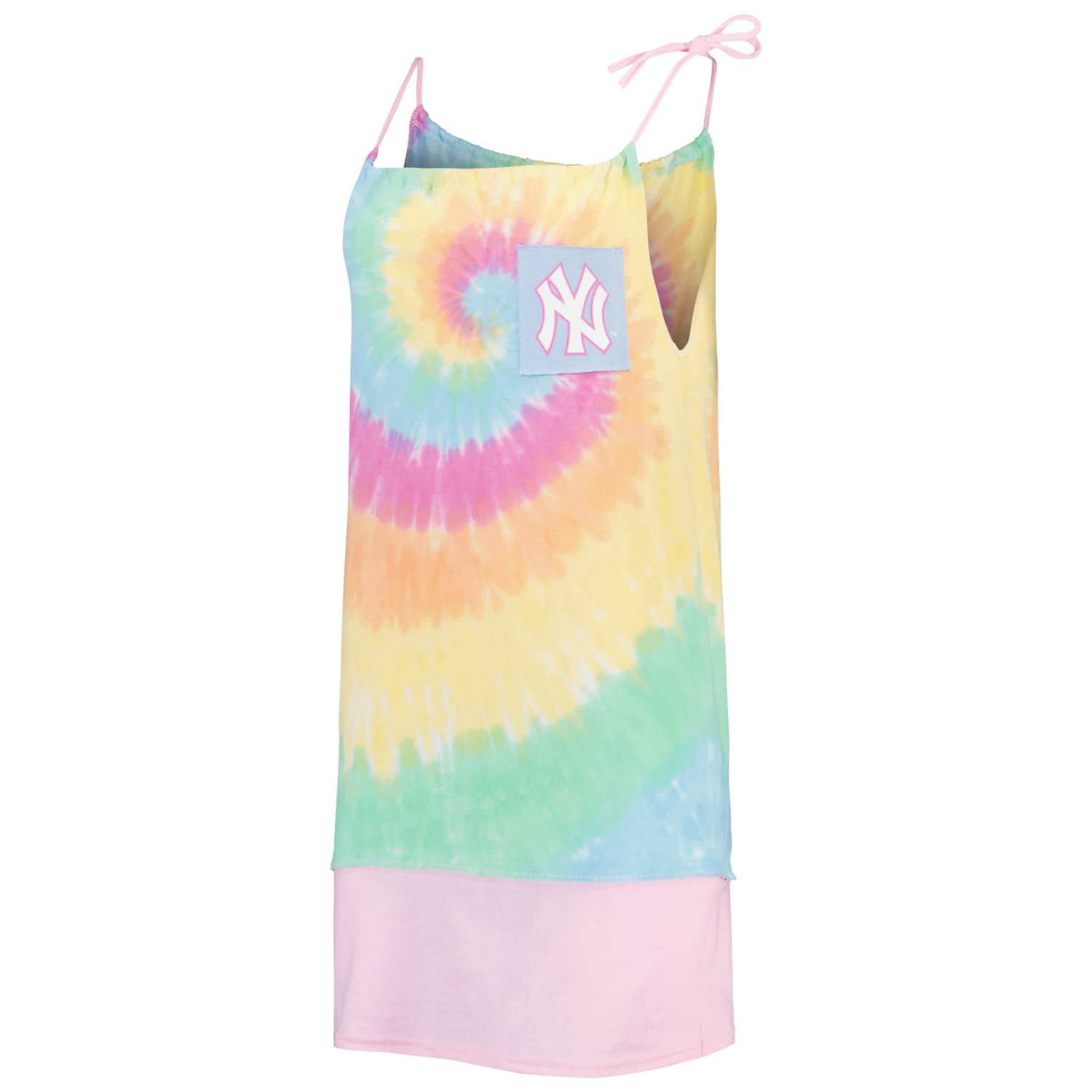 Refried Apparel New York Yankees Tie-Dye Tank Dress - view number 2