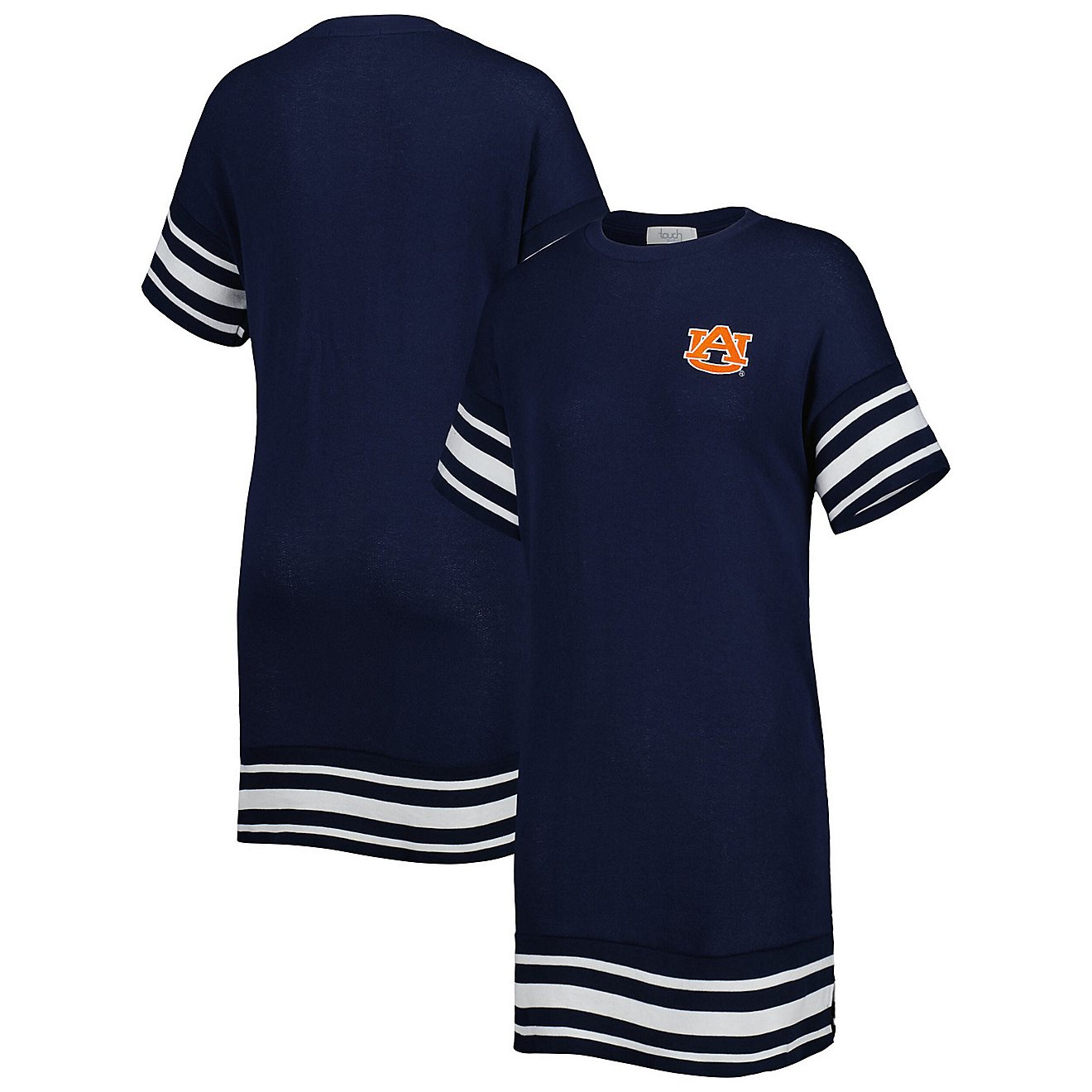 Touch Auburn Tigers Cascade T-Shirt Dress                                                                                        - view number 1