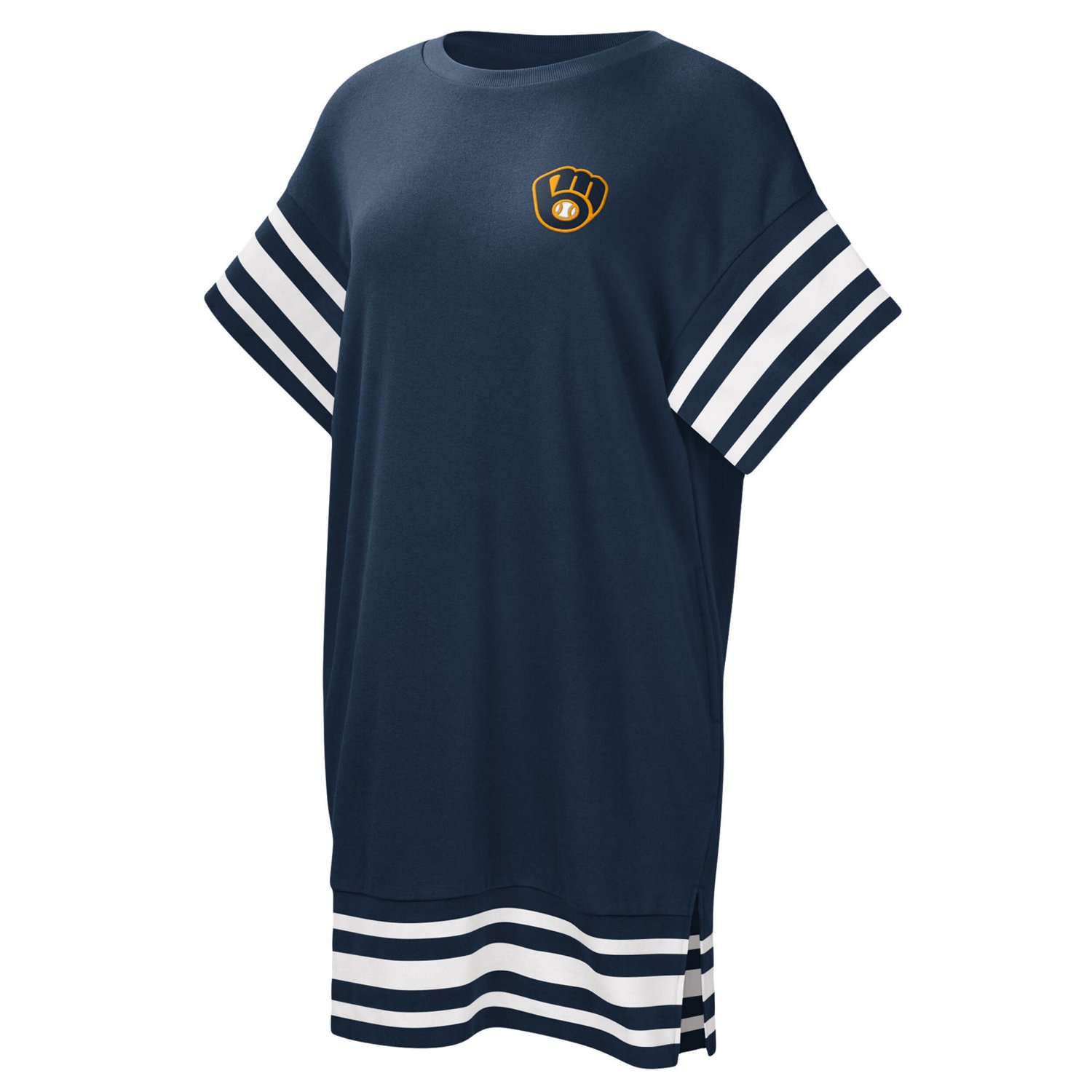 Touch Milwaukee Brewers Cascade T-Shirt Dress                                                                                    - view number 2