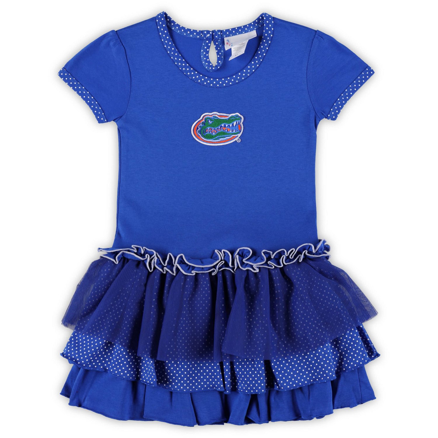 Two Feet Ahead Florida Gators Pink Dot Tutu Dress