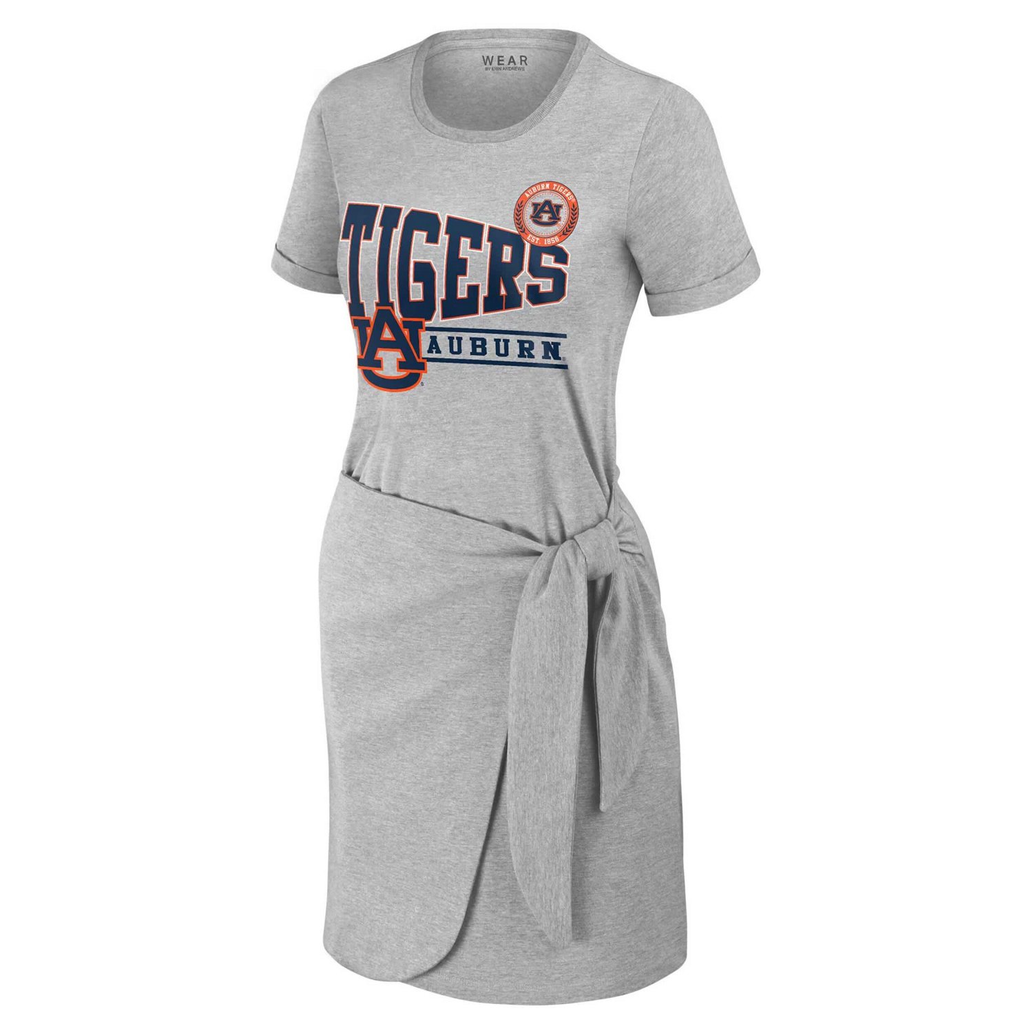 WEAR by Erin Andrews Auburn Tigers Knotted T-Shirt Dress                                                                         - view number 2