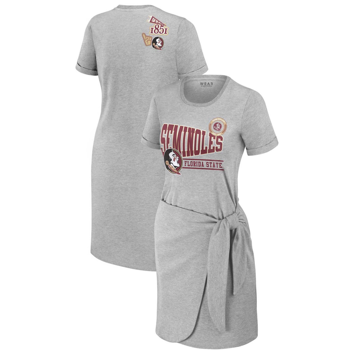 WEAR by Erin Andrews Florida State Seminoles Knotted T-Shirt Dress                                                               - view number 1