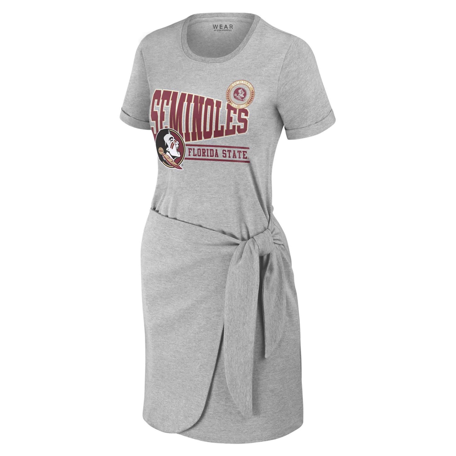 WEAR by Erin Andrews Florida State Seminoles Knotted T-Shirt Dress                                                               - view number 2