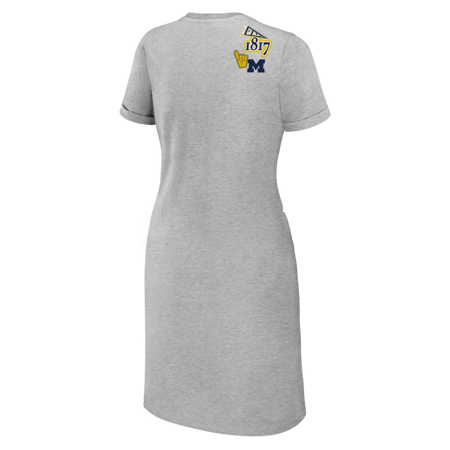 WEAR by Erin Andrews Michigan Wolverines Knotted T-Shirt Dress - view number 3