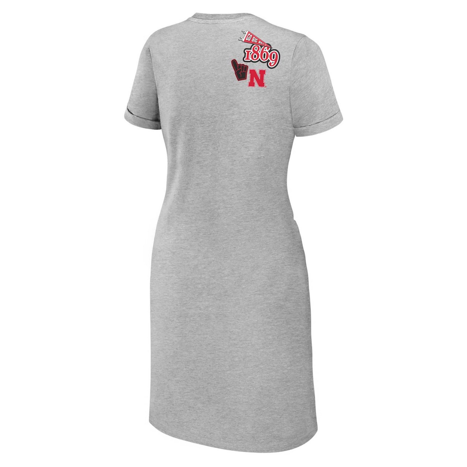 WEAR by Erin Andrews Nebraska Huskers Knotted T-Shirt Dress - view number 3