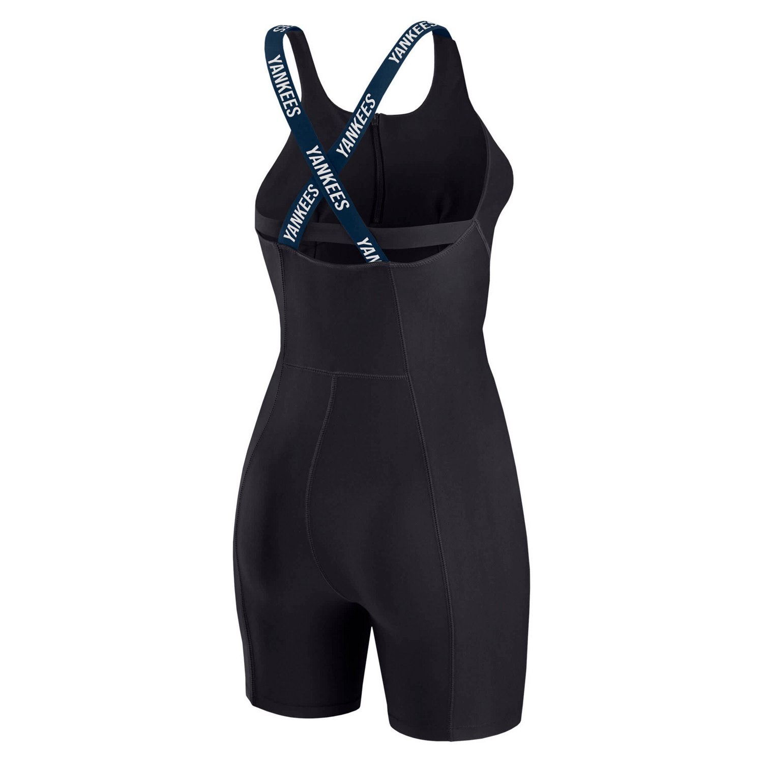 WEAR by Erin Andrews New York Yankees Bodycon Quarter-Zip Romper - view number 3