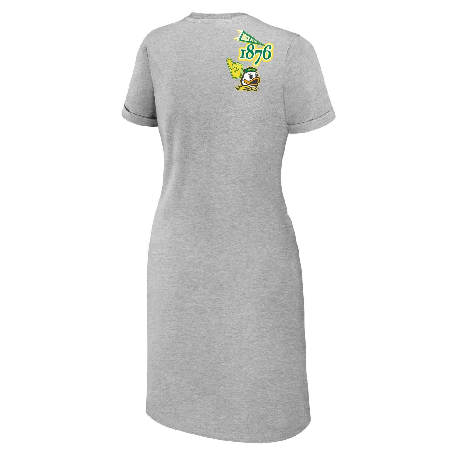 WEAR by Erin Andrews Oregon Ducks Knotted T-Shirt Dress                                                                          - view number 3