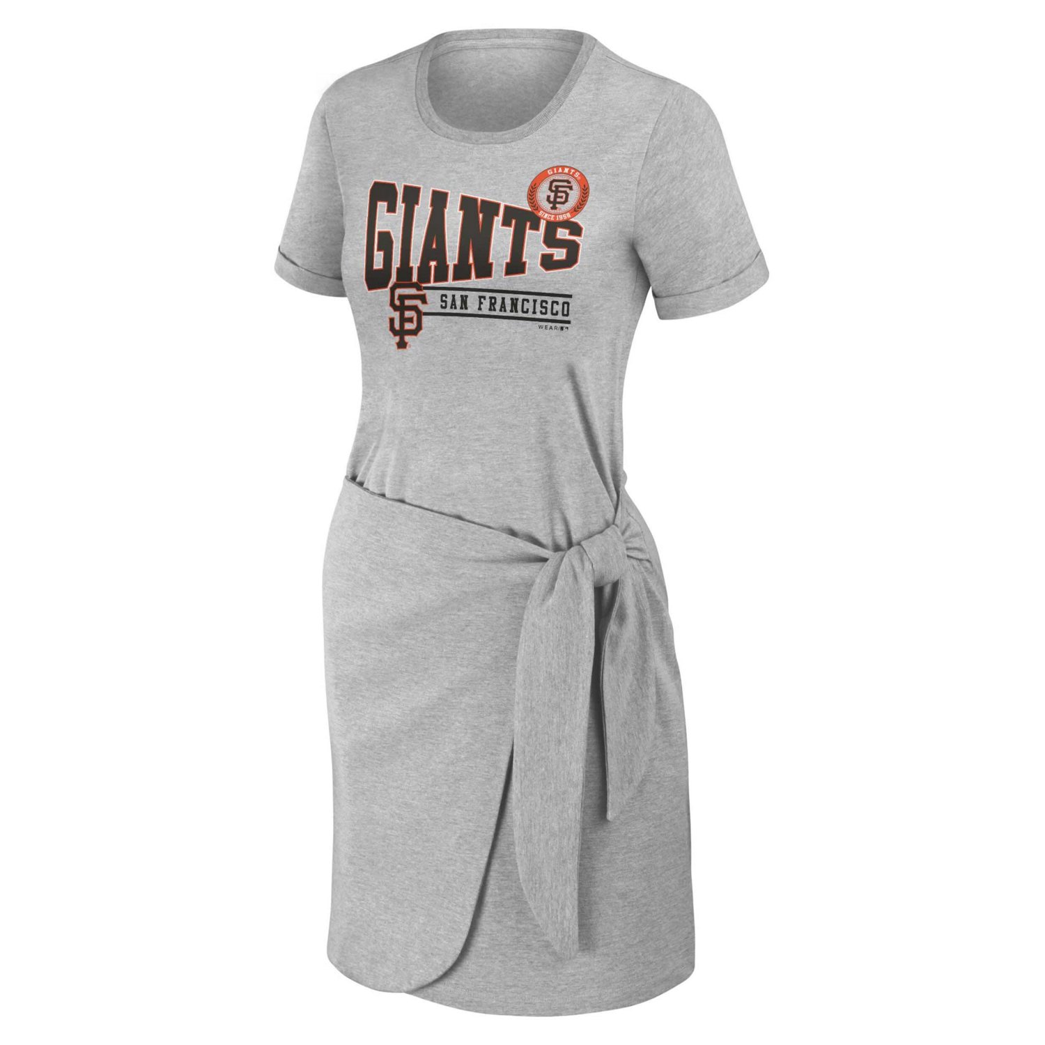 WEAR by Erin Andrews San Francisco Giants Knotted T-Shirt Dress - view number 2