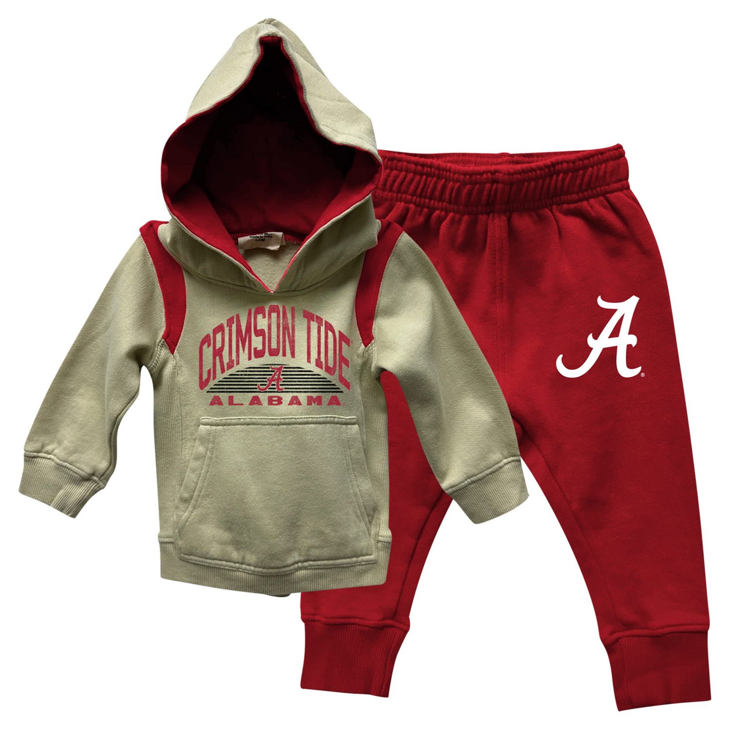 Wes  Willy Alabama Tide Colorblock Pullover Hoodie and Sweatpants Set