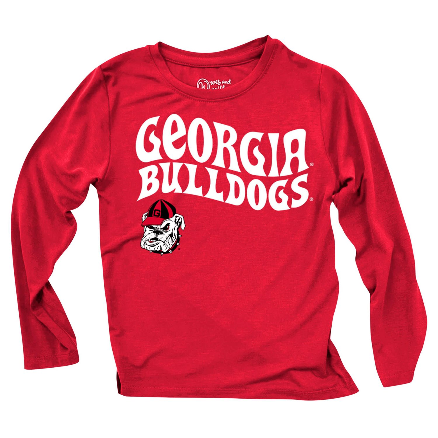 Wes  Willy Georgia Bulldogs Long Sleeve Top and Striped Leggings Set                                                             - view number 2