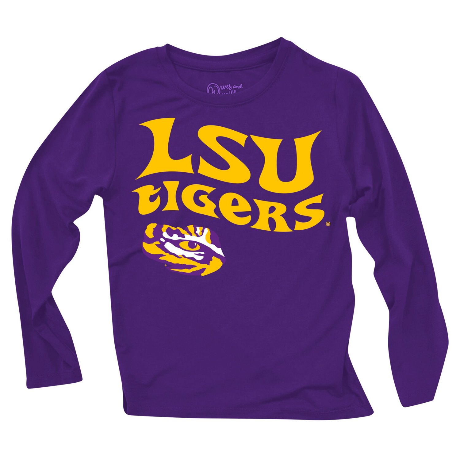 Wes  Willy LSU Tigers Long Sleeve Top and Striped Leggings Set                                                                   - view number 2
