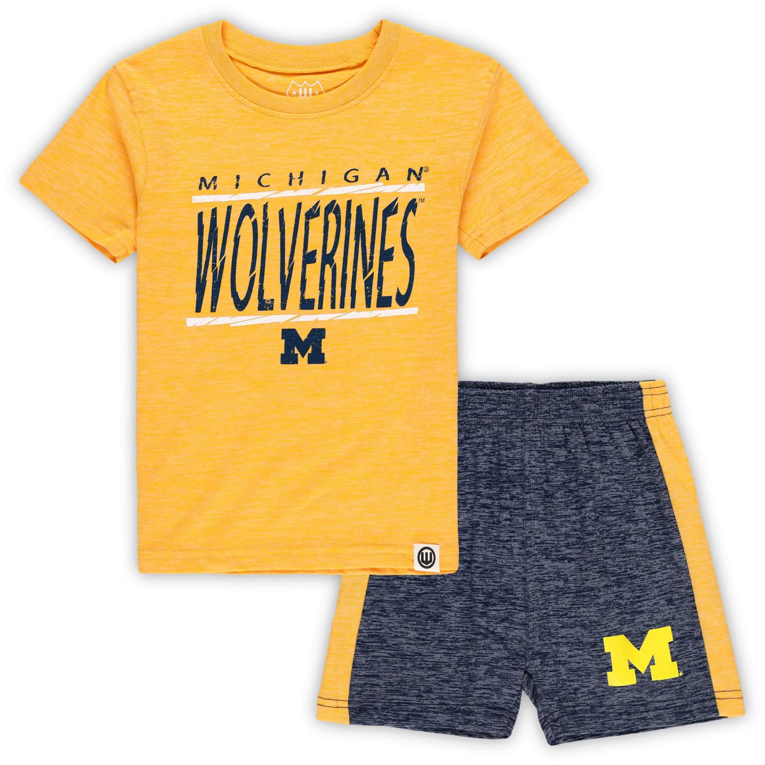 Wes  Willy Michigan Wolverines T-Shirt  Shorts Set - view number 1