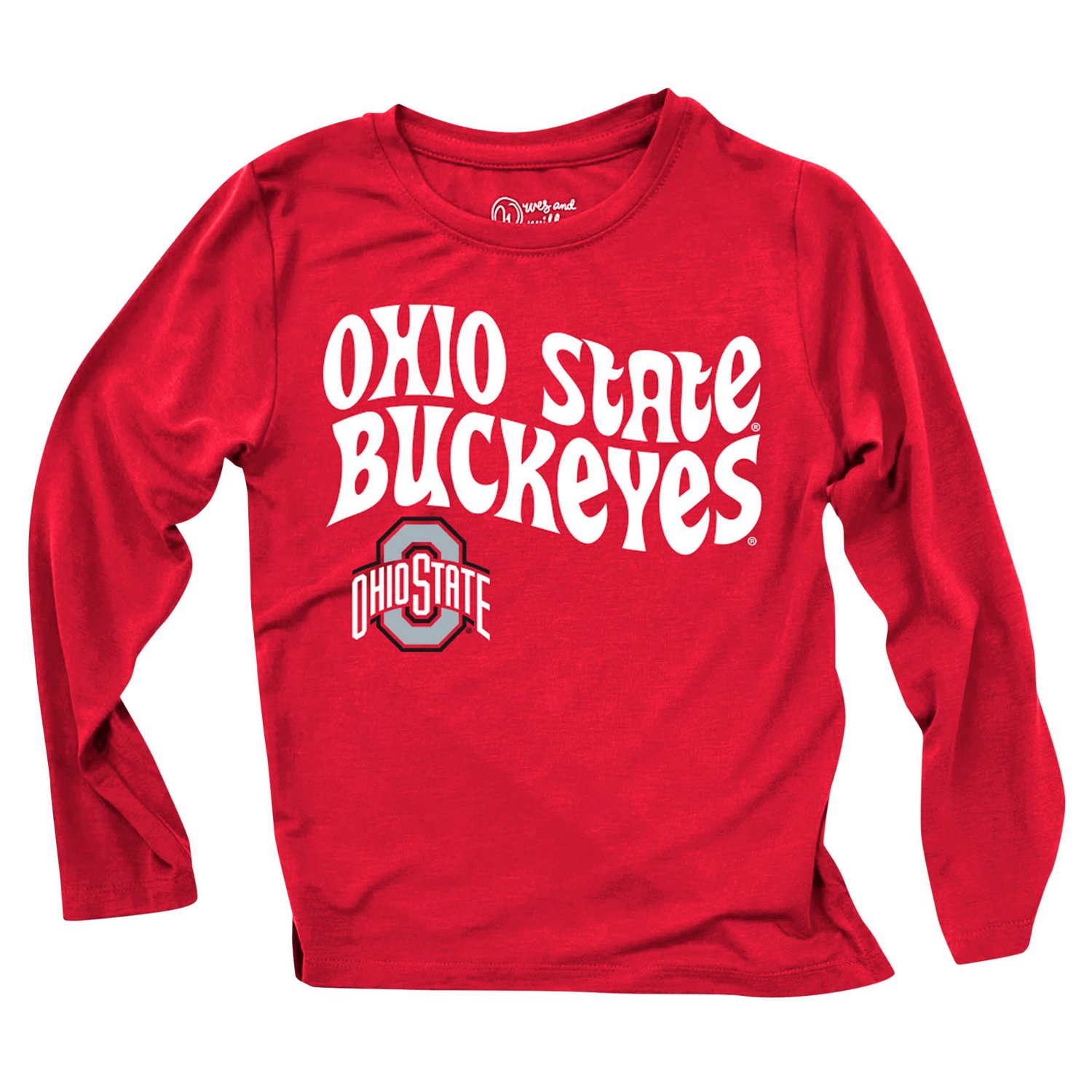 Wes  Willy Ohio State Buckeyes Long Sleeve Top and Striped Leggings Set                                                          - view number 2
