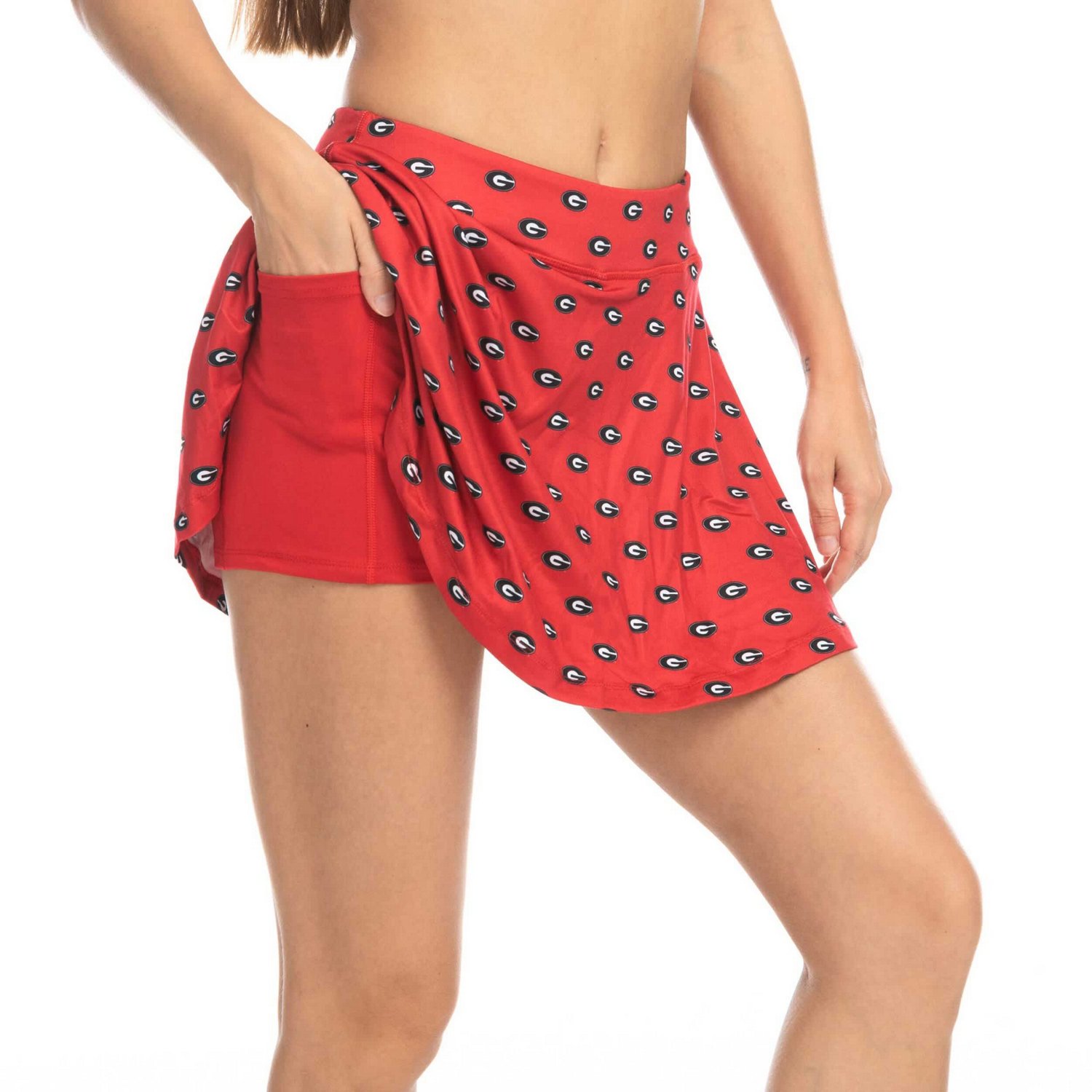ZooZatz Georgia Bulldogs Allover Print Flowy Skort - view number 2