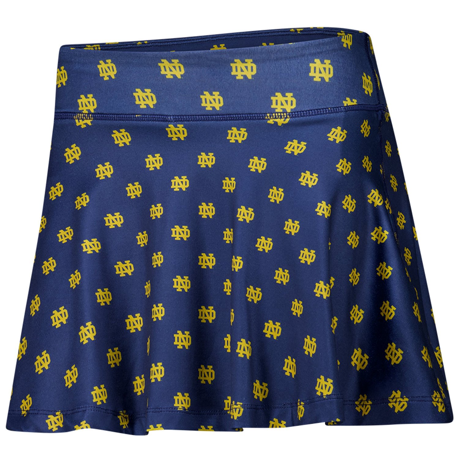 ZooZatz Notre Dame Fighting Irish Allover Print Flowy Skort