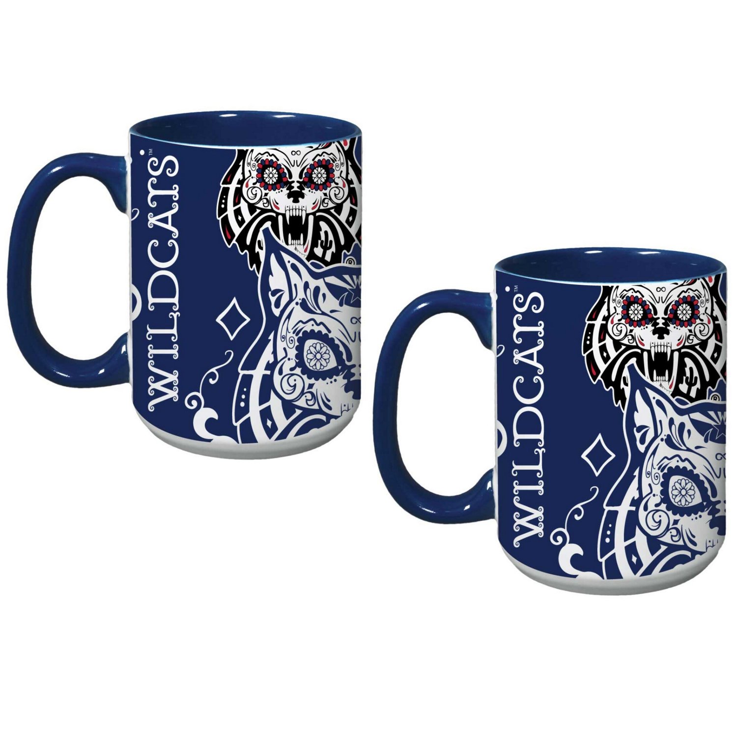 Arizona Wildcats Two-Pack Dia De Los Muertos Mug Set - view number 2