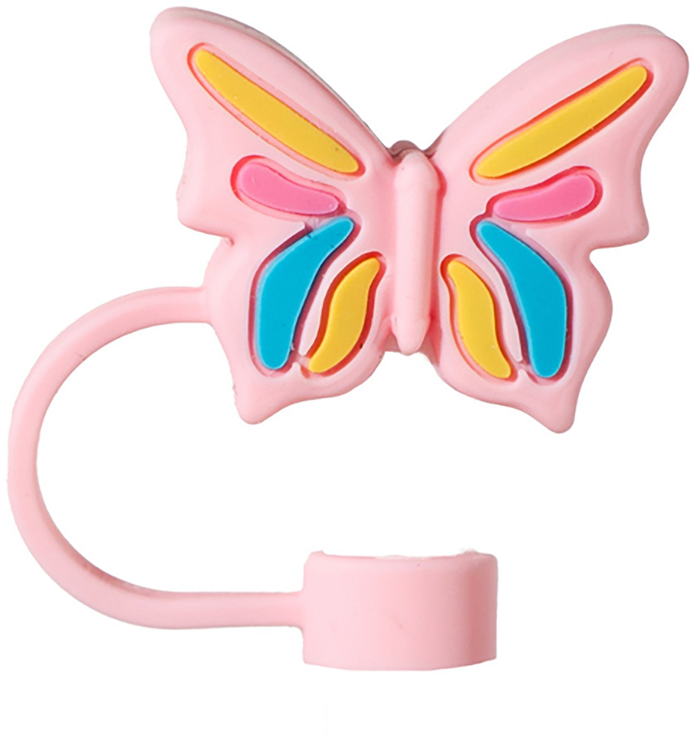 CharCharms All Over Sketch 1 Straw Toppers 4-Pack