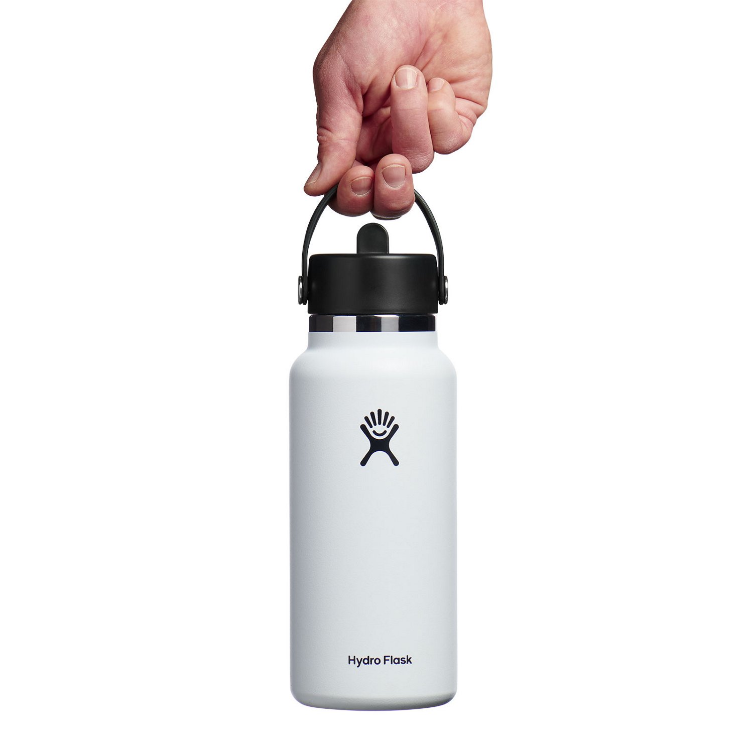 Hydro Flask 32 oz Wide Mouth Water Bottle with Flex Straw Cap - view number 3