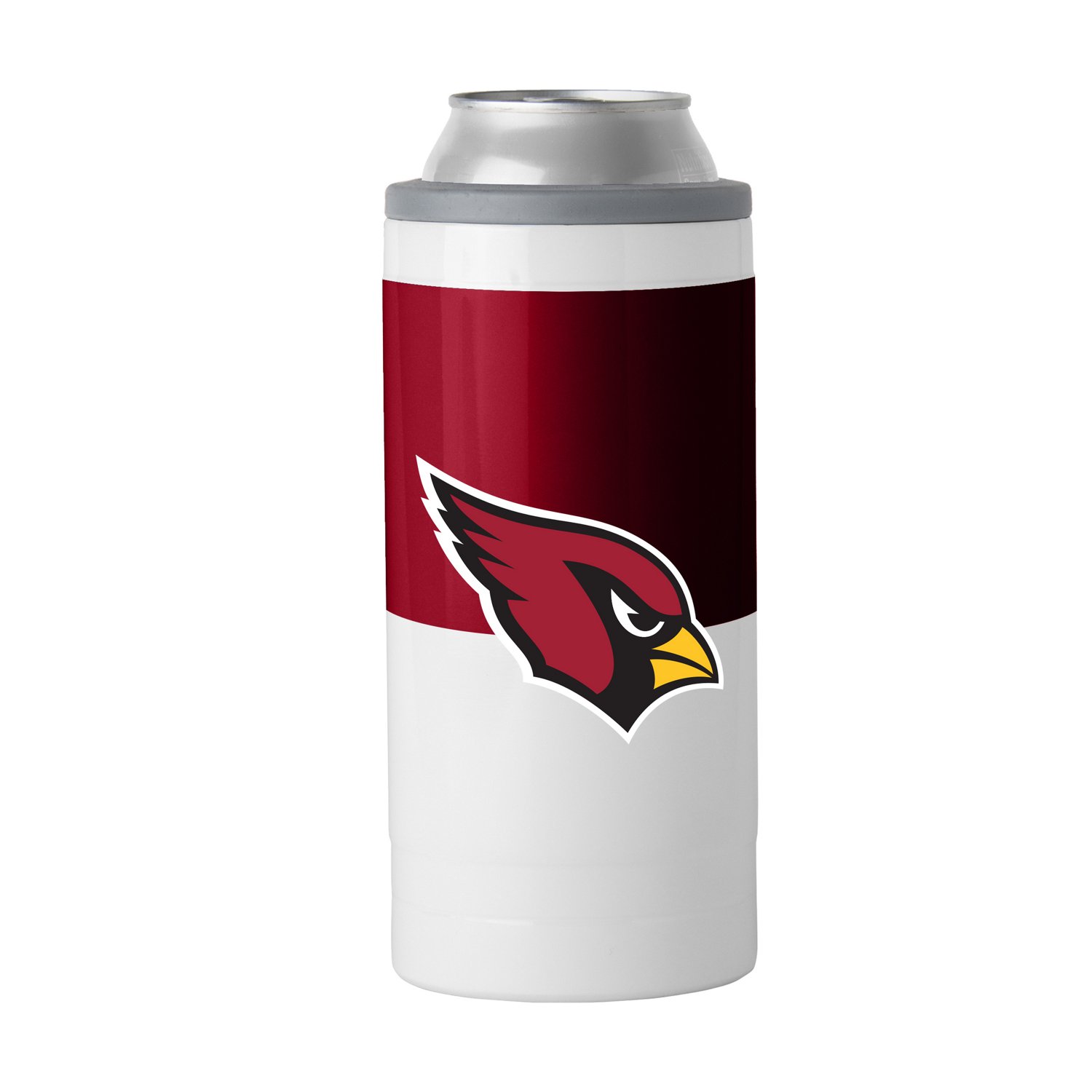 Logo Brands Arizona Cardinals Colorblock 12 oz Slim Can Coolie - view number 1