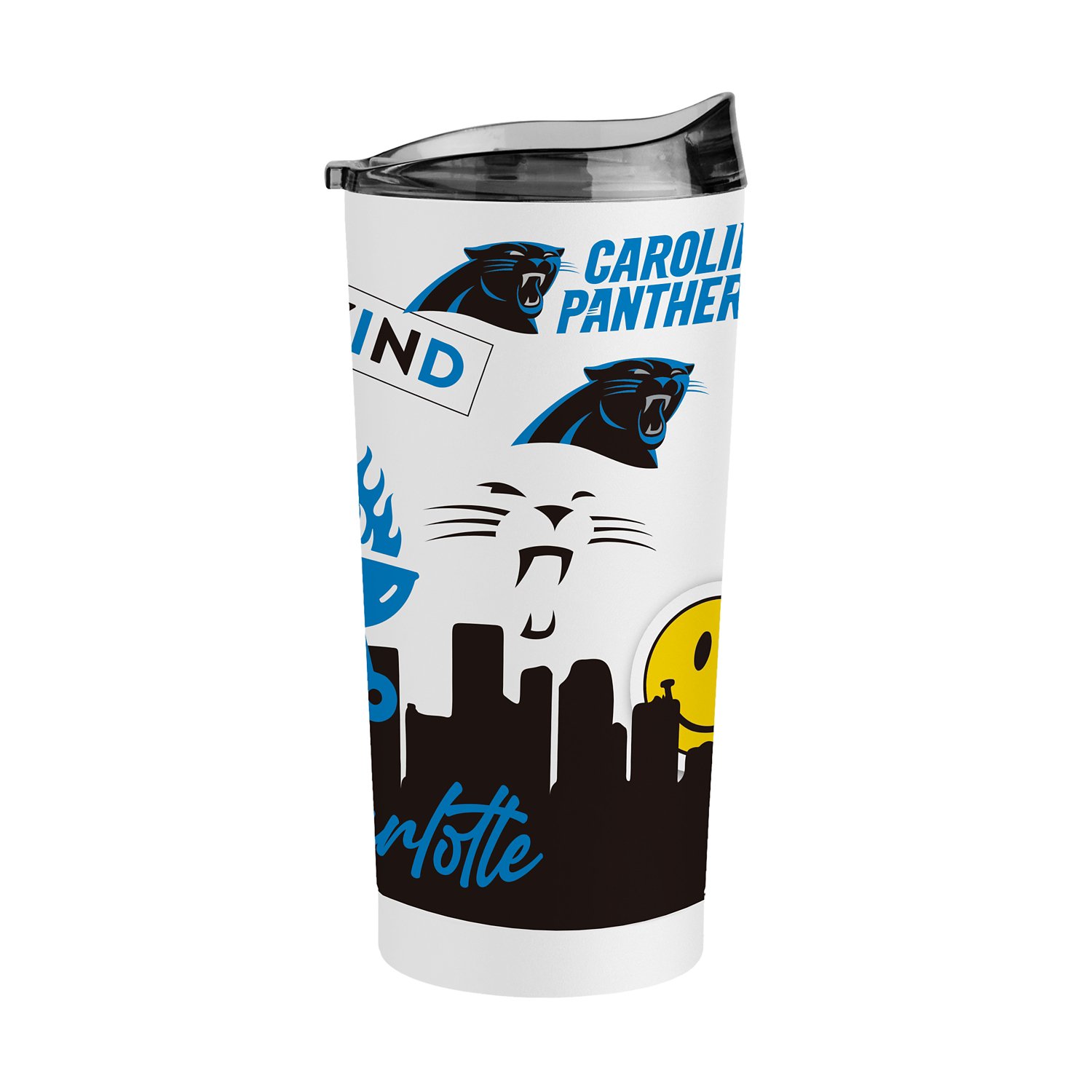 Logo Brands Carolina Panthers 20 oz Native Tumbler                                                                               - view number 2