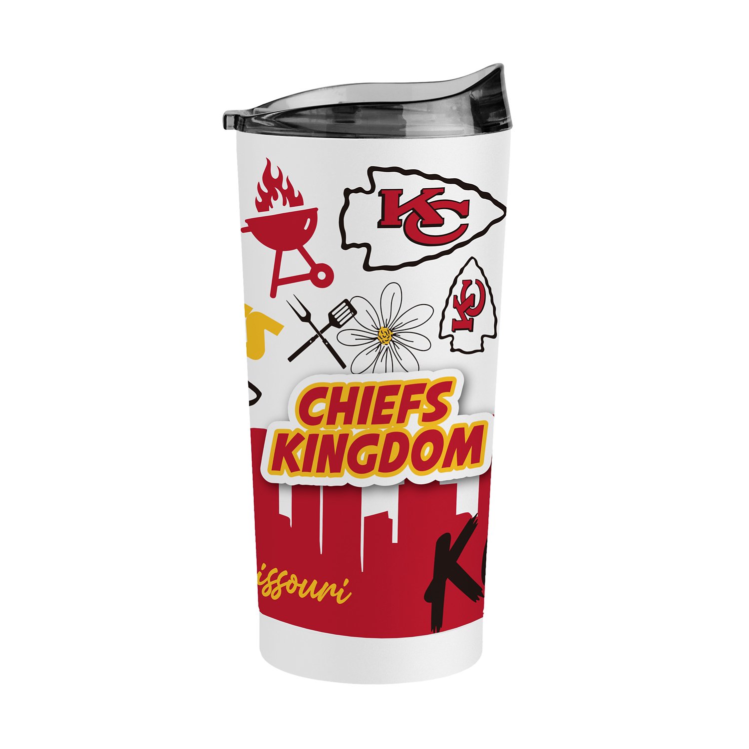 Logo Brands Kansas City Chiefs 20 oz Native Tumbler  - view number 2