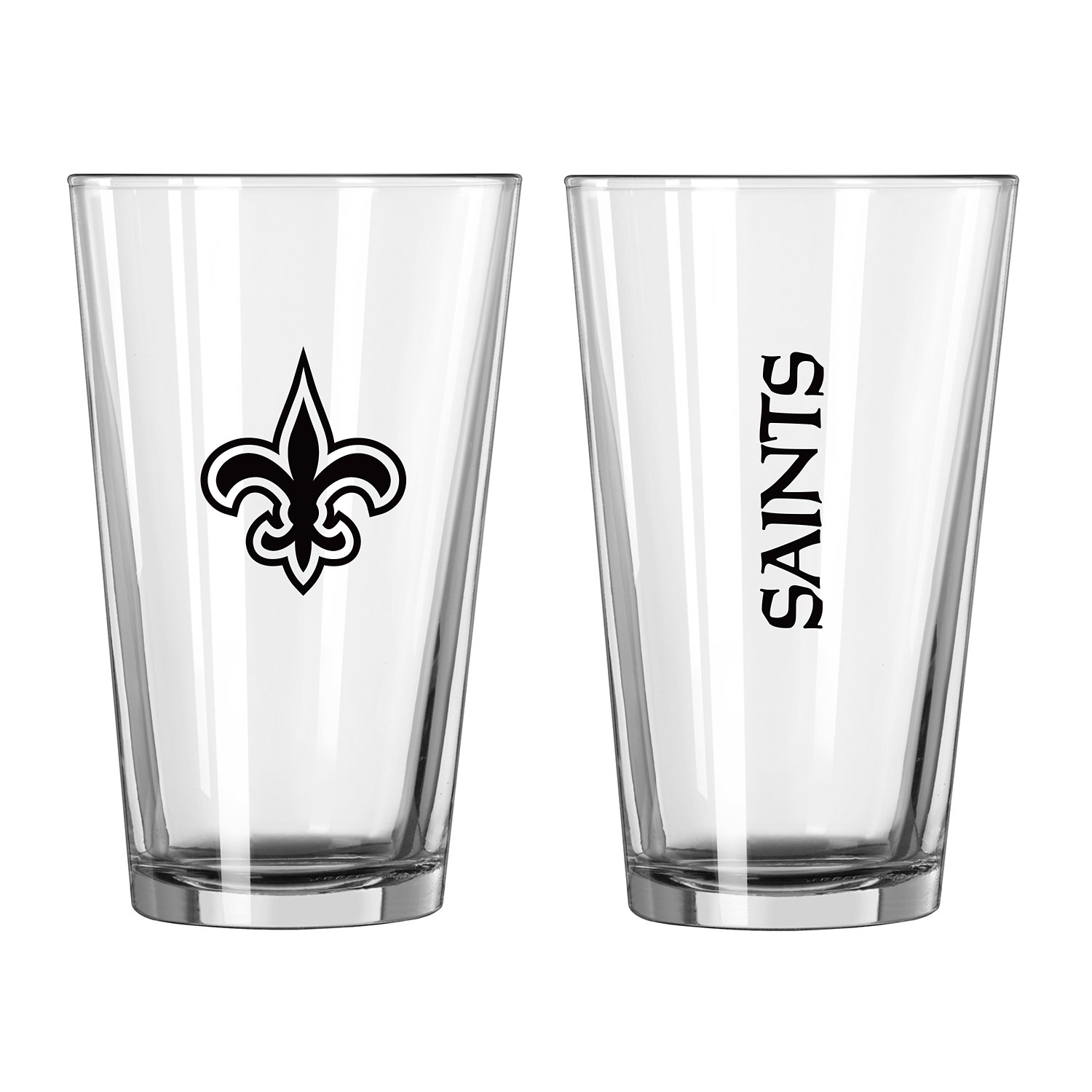 Logo Brands New Orleans Saints 16 oz Gameday Pint Glass - view number 1