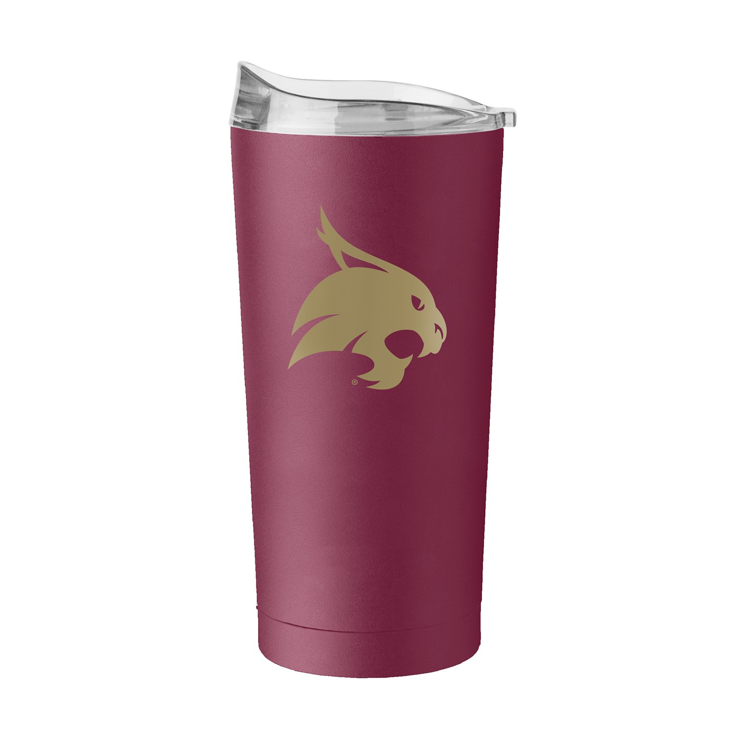 Logo Brands Texas State University 20 oz Flipside Powder Coat Tumbler