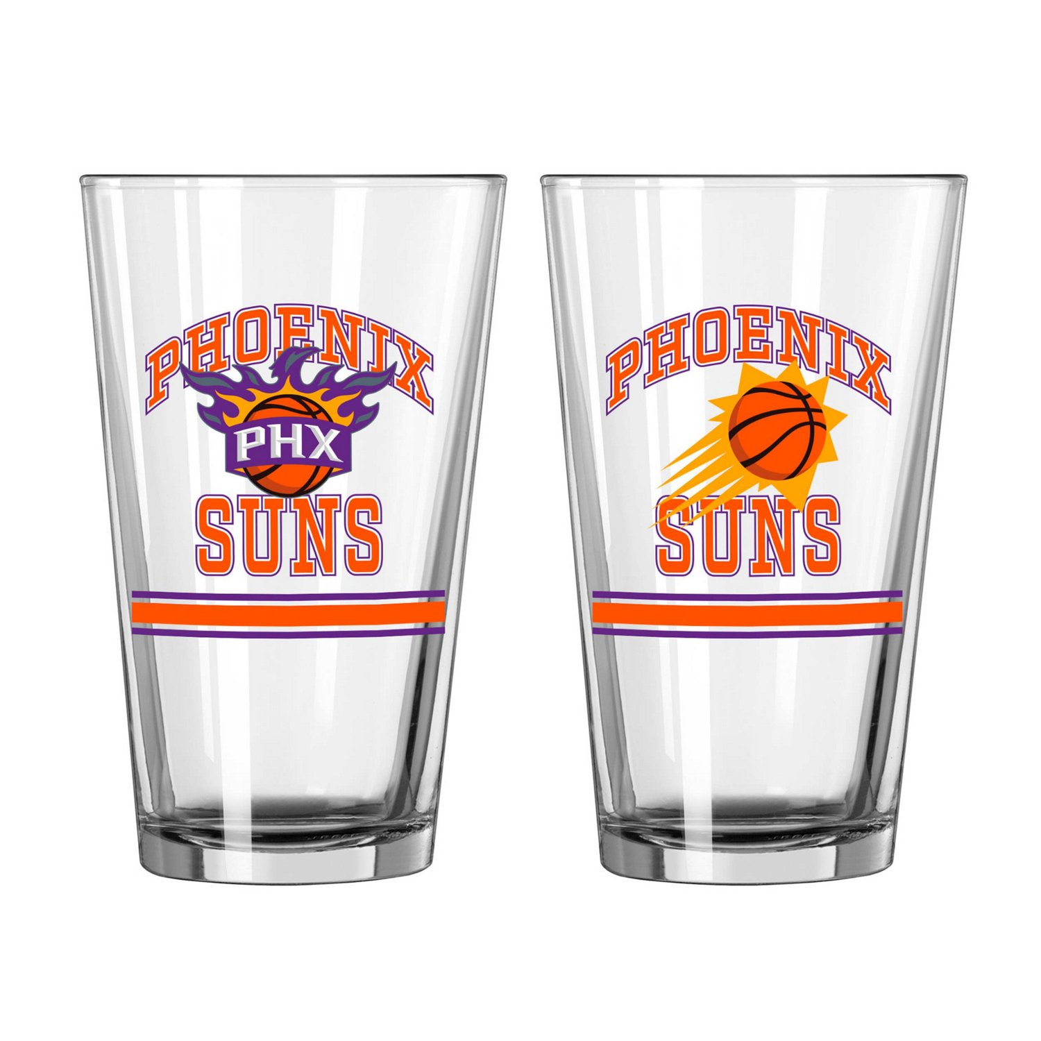 Phoenix Suns 16oz Pint Glass Two Pack