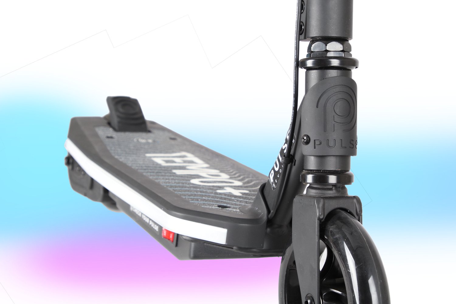 Pulse Performance Products DX1 Freestyle Dirt Scooter, Black/White