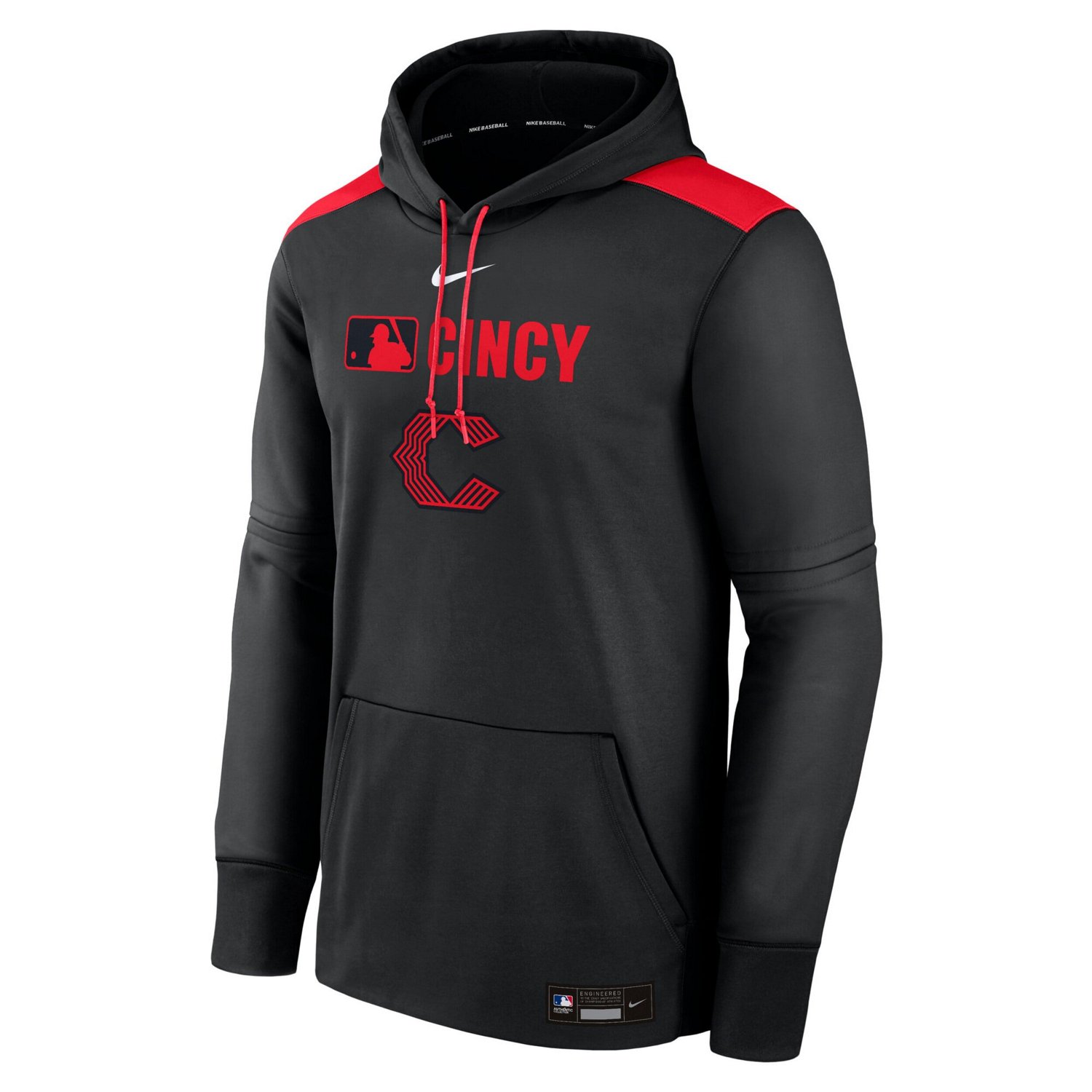 Nike Cincinnati Reds Authentic Collection City Connect Therma Pullover Hoodie                                                    - view number 2