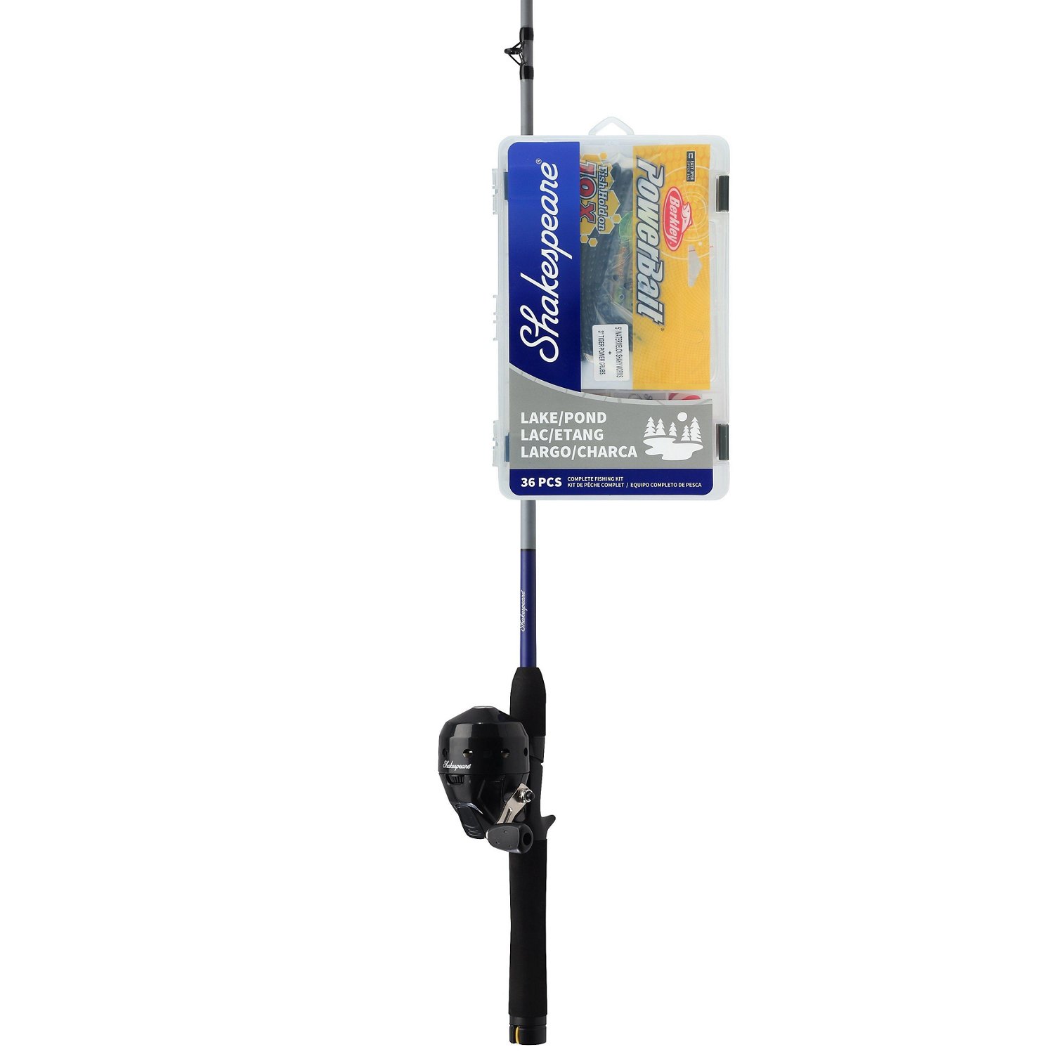 Shakespeare Catch More Fish Lake Pond Spincast Combo                                                                             - view number 8