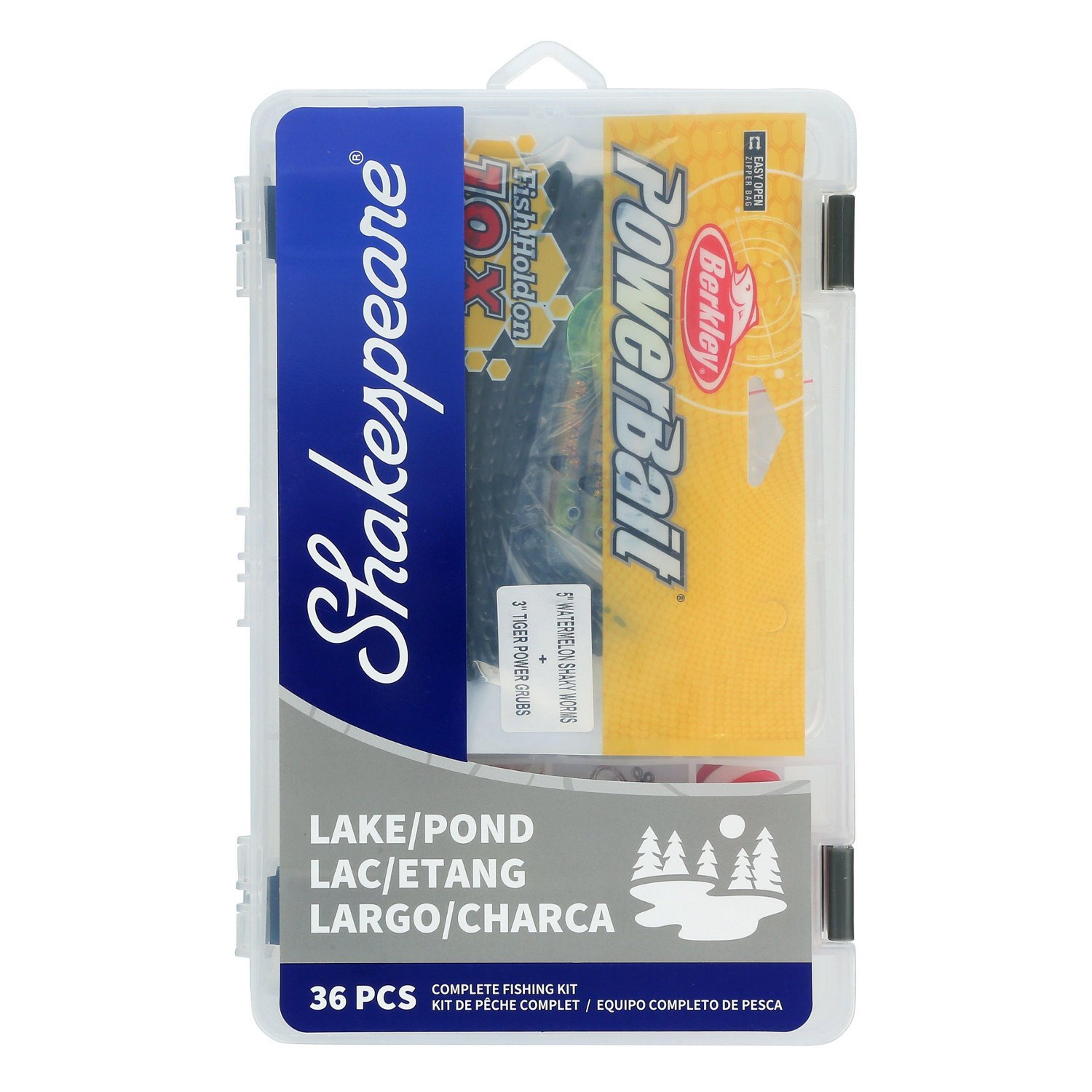 Shakespeare Catch More Fish Lake Pond Spincast Combo                                                                             - view number 7