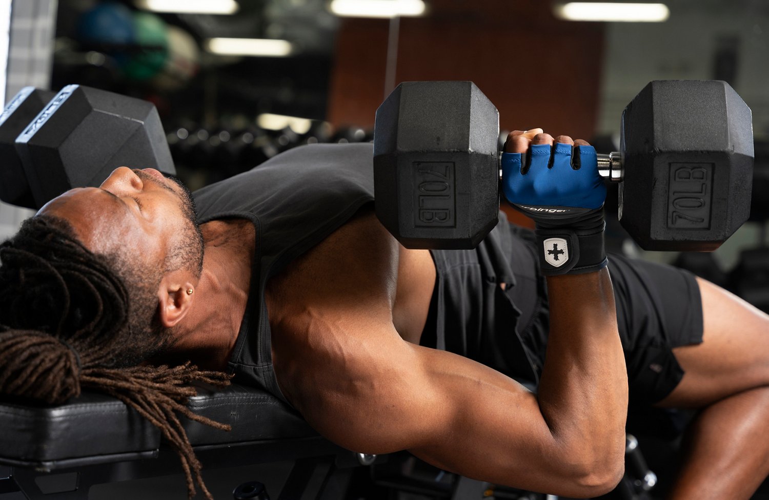 Harbinger Men's Training Grip Wristwrap 3.0 Gloves                                                                               - view number 5