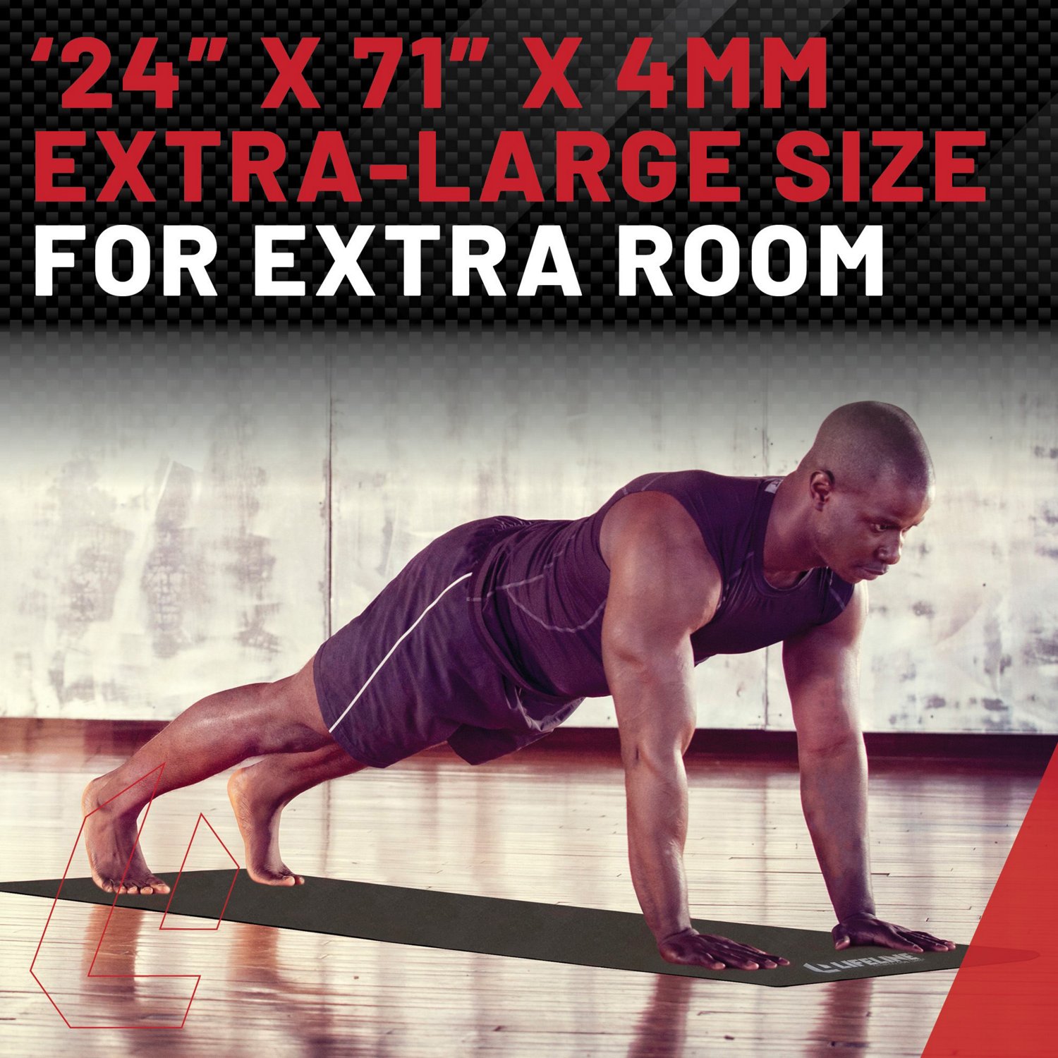 Lifeline Premium Suede 4mm Yoga Mat - view number 2