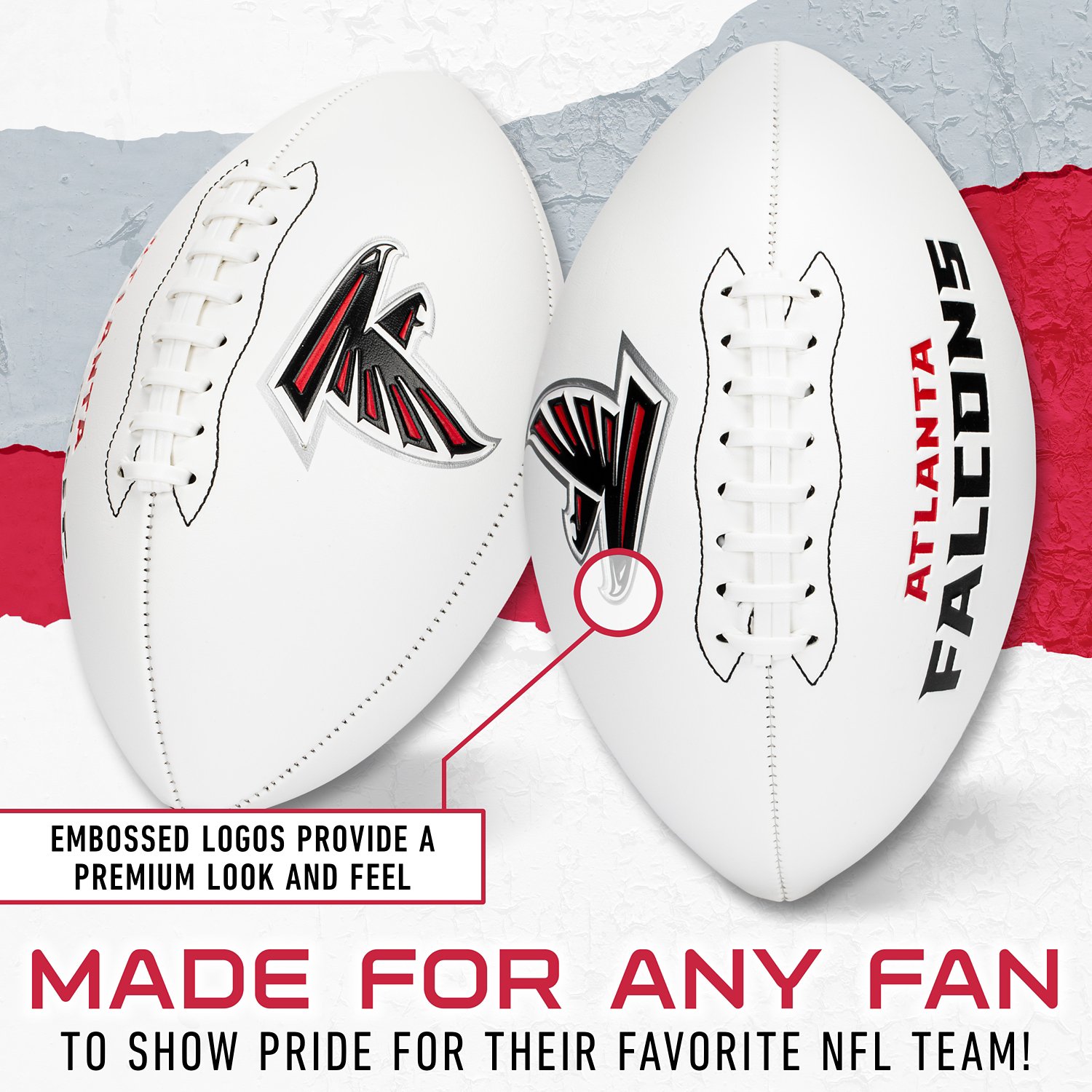 Franklin Atlanta Falcons Official Size Autograph Football - view number 4