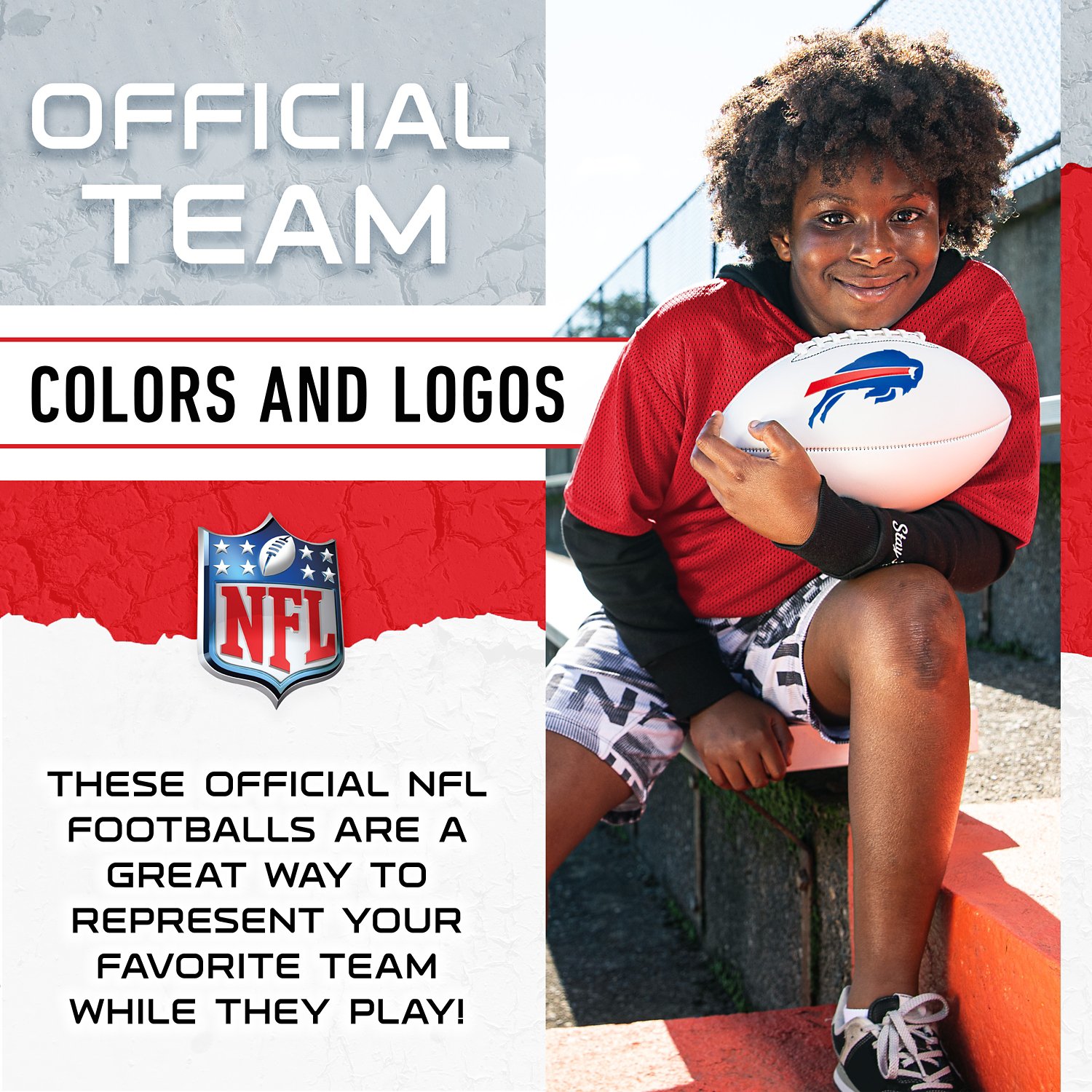 Franklin Buffalo Bills Official Size Autograph Football  - view number 8