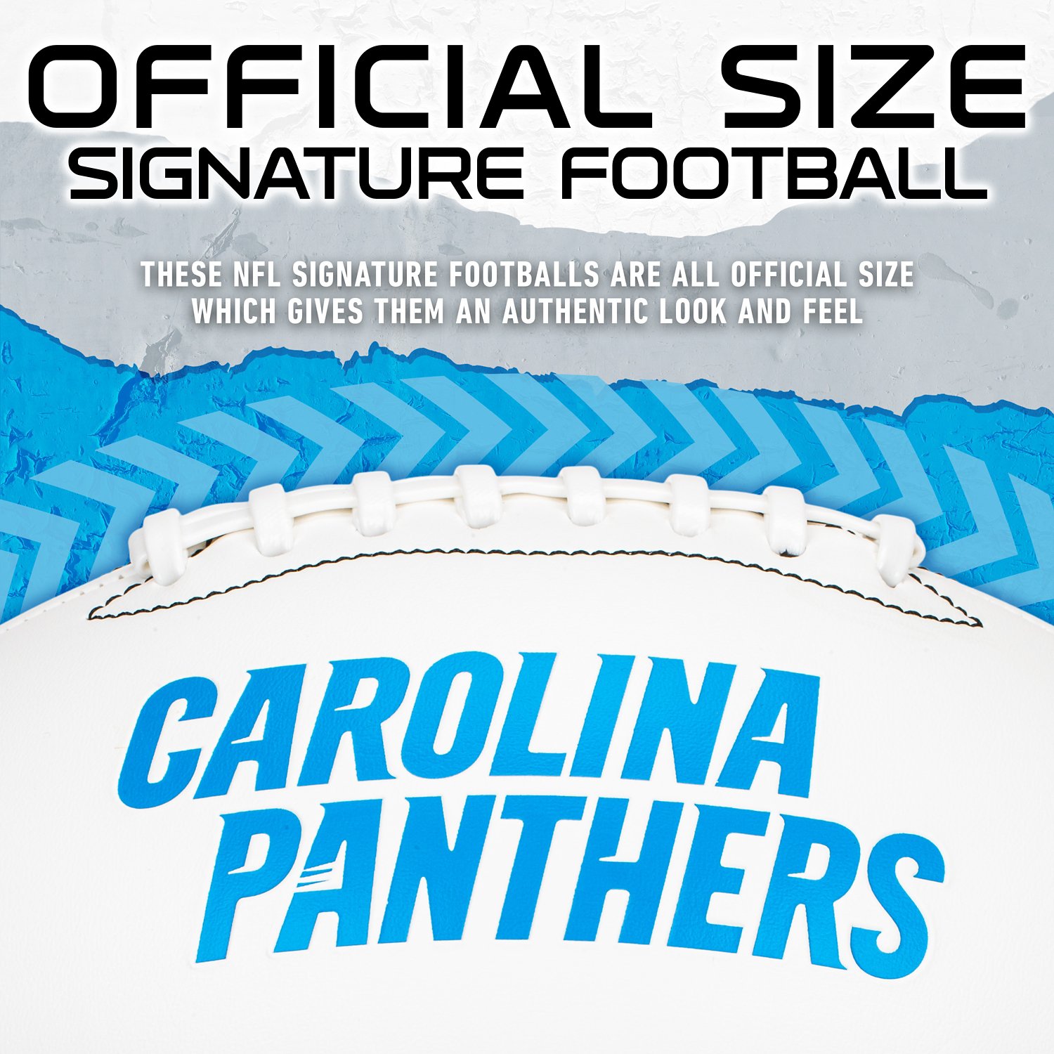Franklin Carolina Panthers Official Size Autograph Football  - view number 5