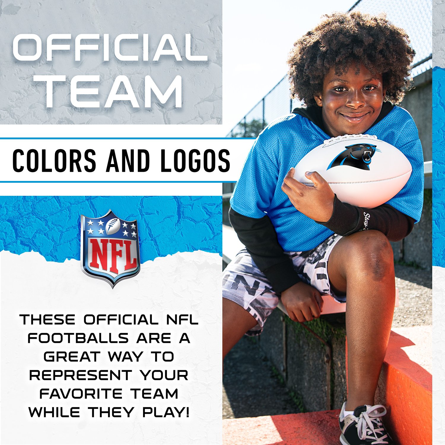 Franklin Carolina Panthers Official Size Autograph Football  - view number 8