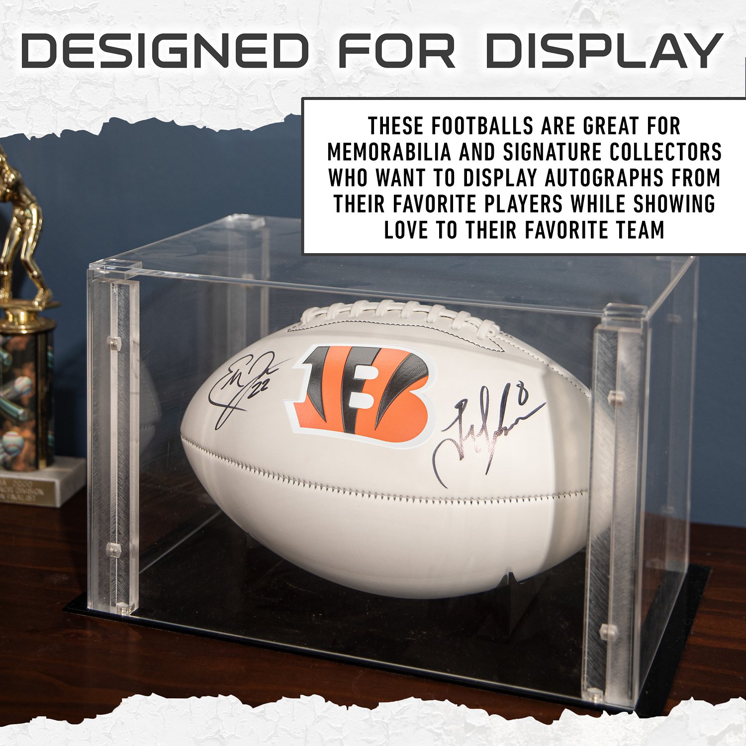Franklin Cincinnati Bengals Official Size Autograph Football - view number 6