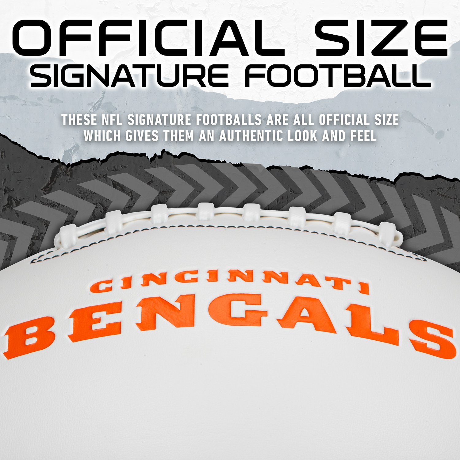 Franklin Cincinnati Bengals Official Size Autograph Football - view number 5