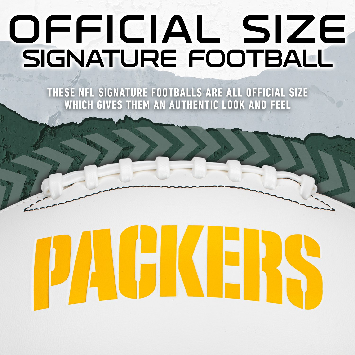 Franklin Green Bay Packers Official Size Autograph Football - view number 5