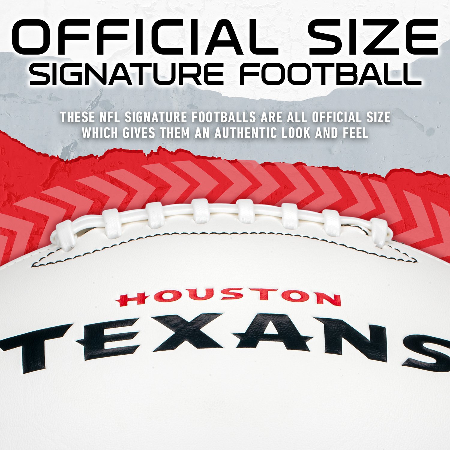 Franklin Houston Texans Official Size Autograph Football - view number 5