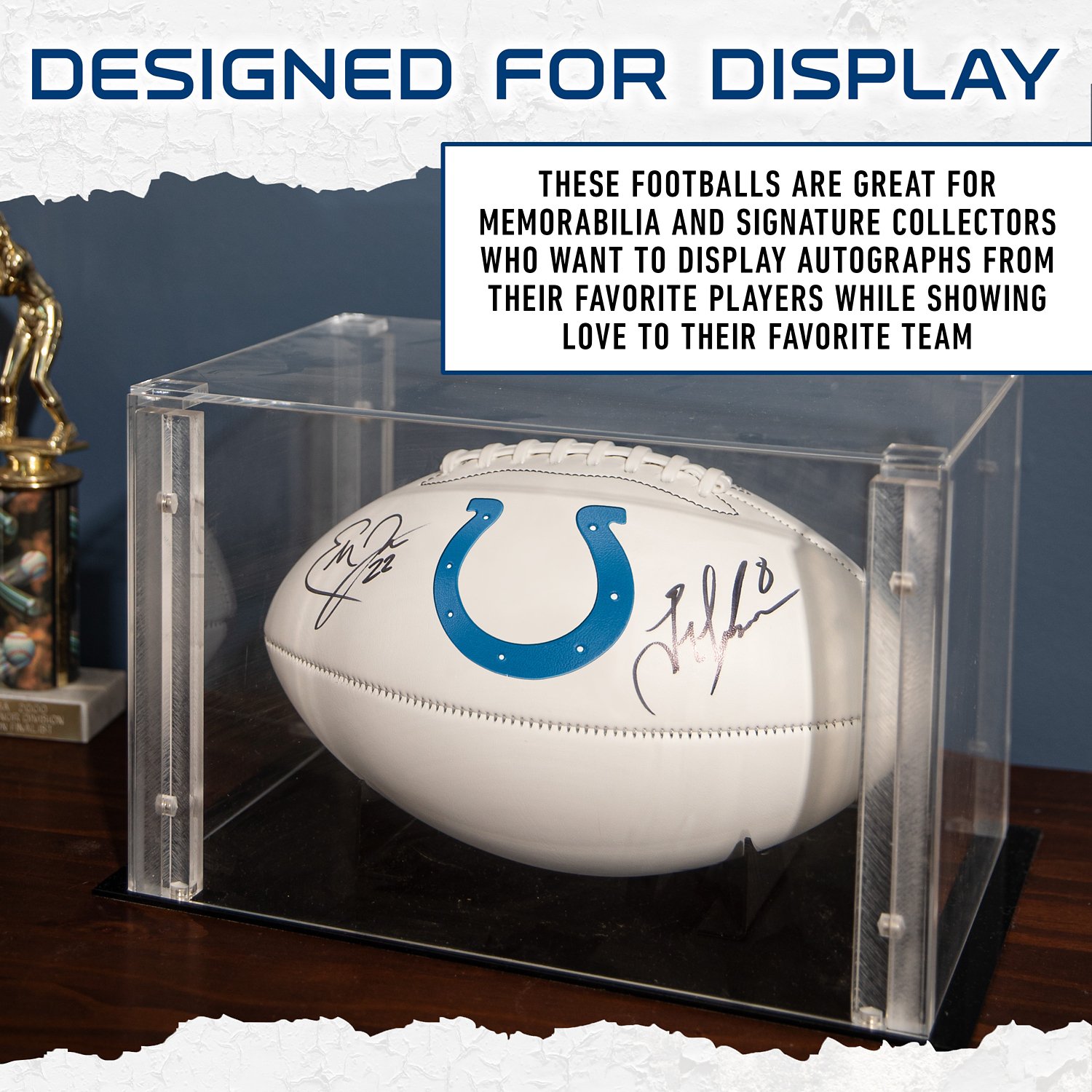 Franklin Indianapolis Colts Official Size Autograph Football - view number 6